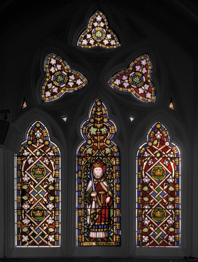 St Oswald, 1846 (farget glass) av Augustus Welby Northmore Pugin