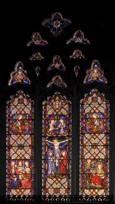 The Crucifixion, 1849 (farget glass) av Augustus Welby Northmore Pugin