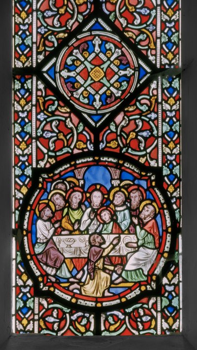 The Passion Of Christ, østvindu, detalj, 1848-50 (farget glass) av Augustus Welby Northmore Pugin