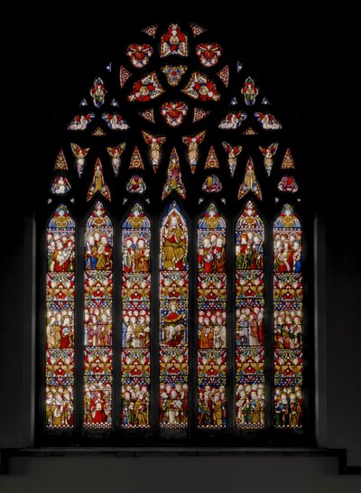 Triumph of the Church, 1884 (farget glass) av Augustus Welby Northmore Pugin