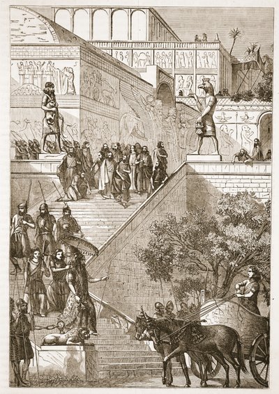 Kouyunjik-palasset, restaurert av Austen Henry Layard