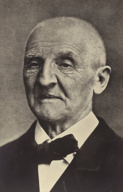 Anton Bruckner , østerriksk komponist (1824-1896). av Austrian Photographer