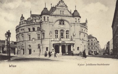 Emperors Jubilee Civic Theatre, Wien av Austrian Photographer