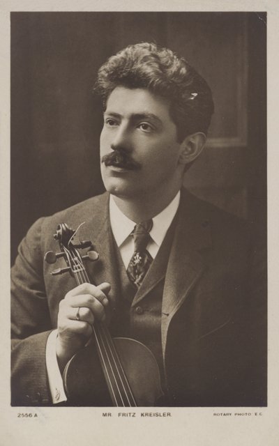 Fritz Kreisler , østerriksk fiolinist og komponist av Austrian Photographer