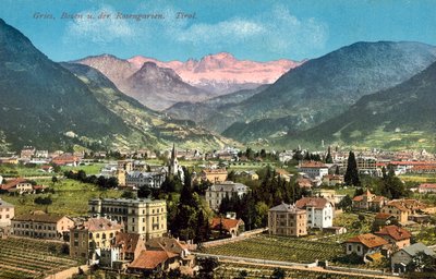Gries, Bozen AND The Rosengarten, Tyrol av Austrian Photographer