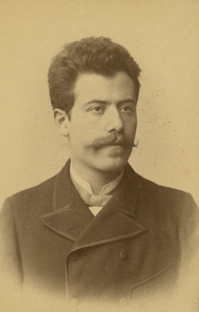 Gustav Mahler, 1884 av Austrian Photographer