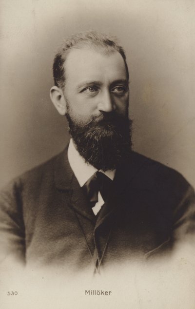 Portrett av Carl Millocker av Austrian Photographer
