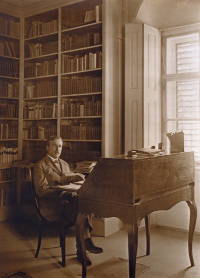 Portrett av Hugo von Hofmannsthal av Austrian Photographer