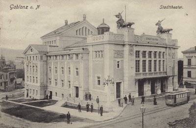 Teater, Gablonz an der Neisse, Østerrike av Austrian Photographer