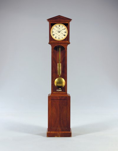 En månedsvis bodenstanduhr med likning av tid og full kalender, 1806 av Austrian School