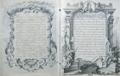 Østerriksk ratifisering av ekteskapskontrakten for Marie-Antoinette, erkehertuginne av Østerrike med Dauphin Louis av Frankrike, 23. april 1770 av Austrian School
