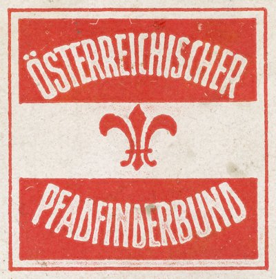 Emblem til den østerrikske stifinnerforeningen (østerrikske speidere) av Austrian School