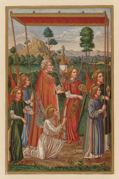 Corpus Christi DNJ Chr (chromolith) av Austrian School