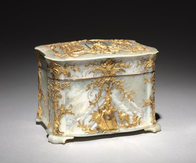 Eske av gull og perlemor, ca. 1765 av Austrian School