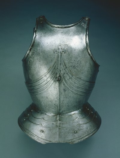 Gotisk brystplate, Innsbruck, slutten av 1400-tallet (stål) av Austrian School