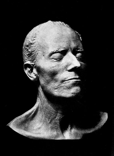 Gustav Mahlers dødsmaske, 1911 (gips) av Austrian School