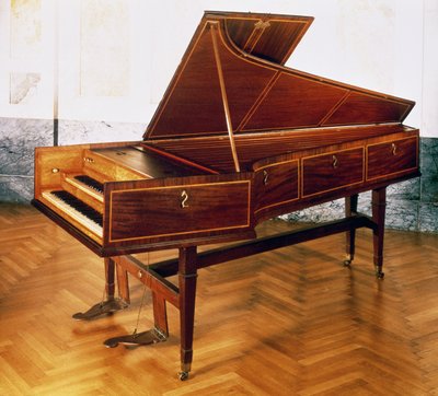 Cembalo som tilhører Franz Joseph Haydn (1732-1809) av Austrian School