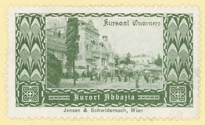Kursaal Kvarner, feriestedet Opatija av Austrian School