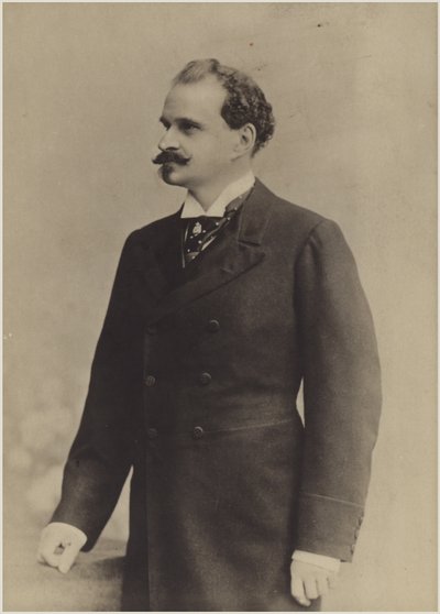 Portrett av Eduard Strauss av Austrian School