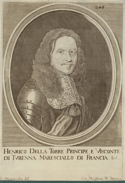 Portrett av Henri de la Tour dAuvergne, Viscount of Turenne av Austrian School