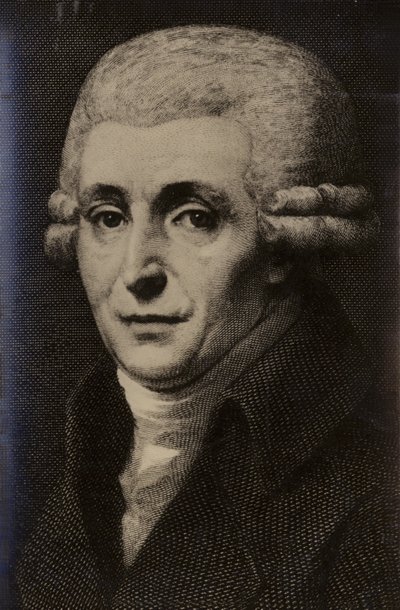 Portrett av Joseph Haydn av Austrian School