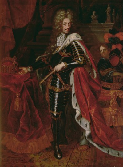 Portrett av Leopold I, den hellige romerske keiseren (1640-1705) av Austrian School