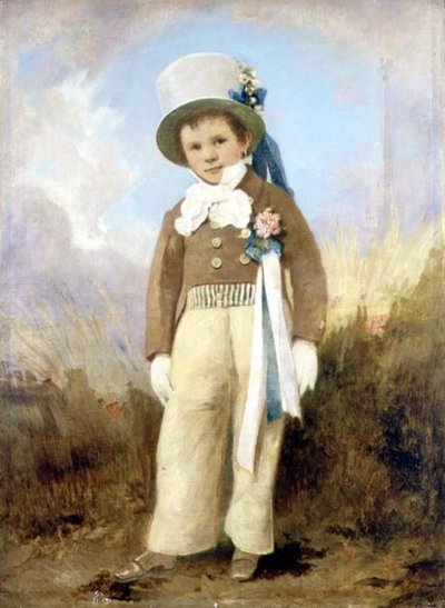Portrett av en gutt av Austrian School