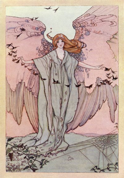 John Keats: Imitation Of Spenser (litho-farge) av Averil Mary Burleigh