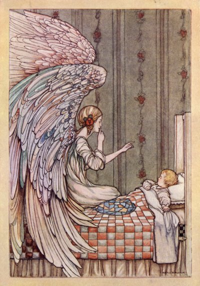 John Keats: Sleep And Poetry (litho-farge) av Averil Mary Burleigh