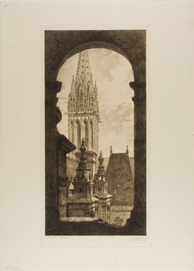 St. Pierre, Caen av Axel Herman Haig