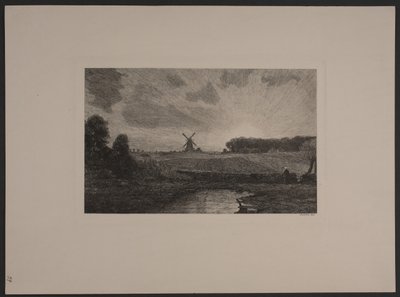 Solnedgang av Axel Holm