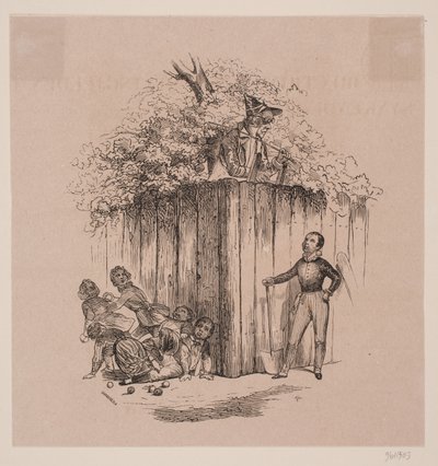 Barn som stjeler epler av Axel Theodor Kittendorff