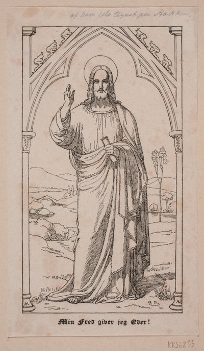 Kristus velsignelse av Axel Theodor Kittendorff