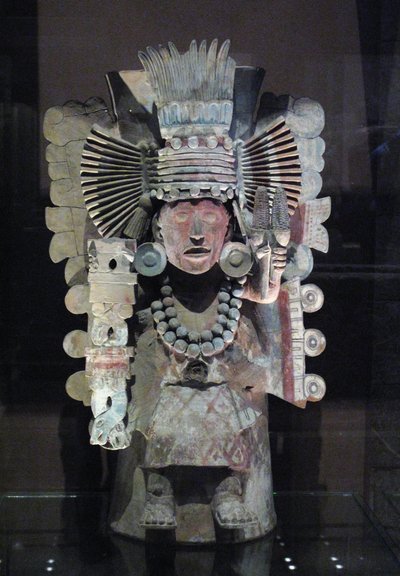 Røkelsesbrenner i form av maisgudinnen Xilonen, Tlahuac, sen postklassisk periode, ca. 1500 av Aztec