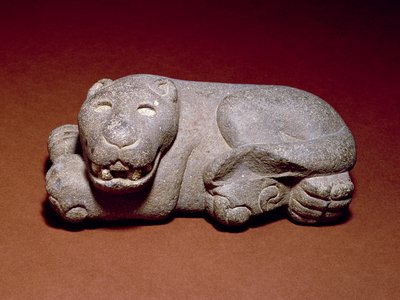Liggende Jaguar, 1440-1521 av Aztec