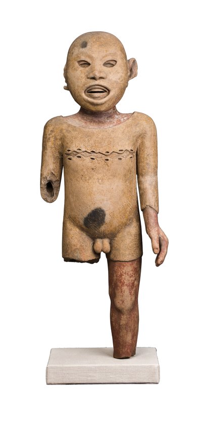 Rituell etterligner av guddommen Xipe Totec, muligens Central Veracruz, 1450/1500 av Aztec
