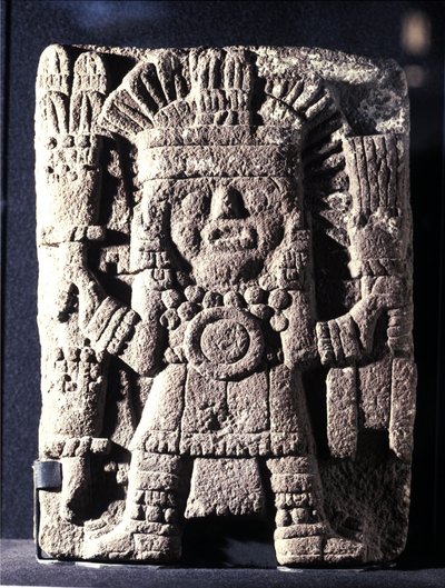 Aztekisk kunst, aztekisk prest. av Aztec Aztec