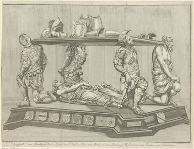 Begravelsesmonument for Engelbrecht II, greve av Nassau-Dillenburg-Breda, 1504 av B.F. Immink