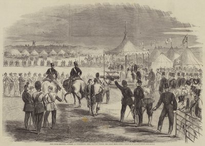 Rifle-Shooting Contest i Wimbledon, Hennes Majestet avfyrer det første skuddet av B. Clayton