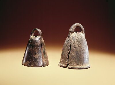 Hesteklokker, fra Babylon, Irak, ca. 700 f.Kr. (bronse) av Babylonian