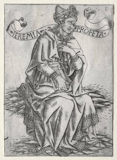 Profetene: Jeremia, ca. 1470-75. av Baccio Baldini
