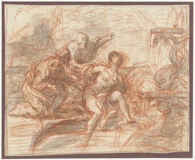 Susanna og de eldste av Baldassare Franceschini (attributed to)