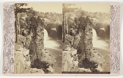 Ausable Chasm - Birmingham Falls, fra Block Point av Baldwin Photo