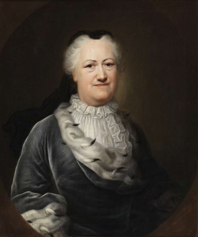 Portrett av Elisabeth Sophie Marie, prinsesse av Brunswick-Wolfenbüttel 1683-1767, 1747 av Balthasar Denner