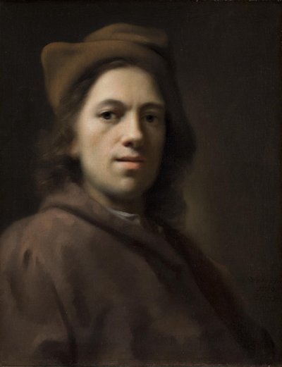Selvportrett av Balthasar Denner