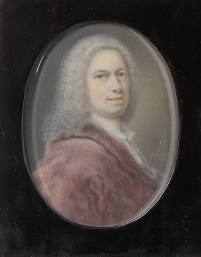 Selvportrett, 1738. av Balthasar Denner