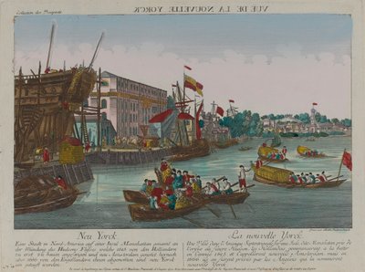 ?Utsikt over New York?, rundt 1776 av Balthasar Friedrich Leizelt