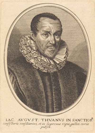 Jacques-Auguste de Thou av Balthasar Moncornet