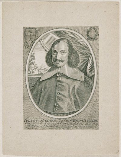 Kardinal Jules Mazarin av Balthasar Moncornet