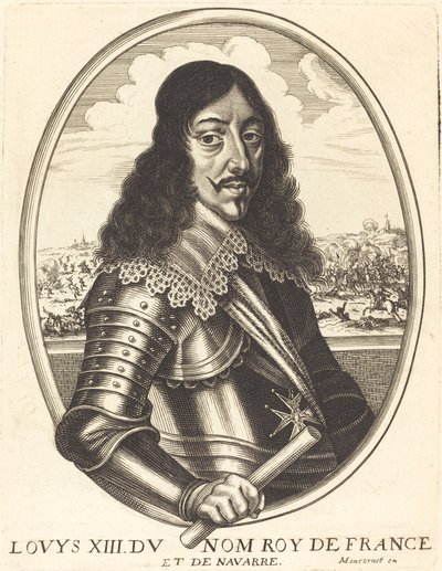 Ludvig XIII, konge av Frankrike av Balthasar Moncornet
